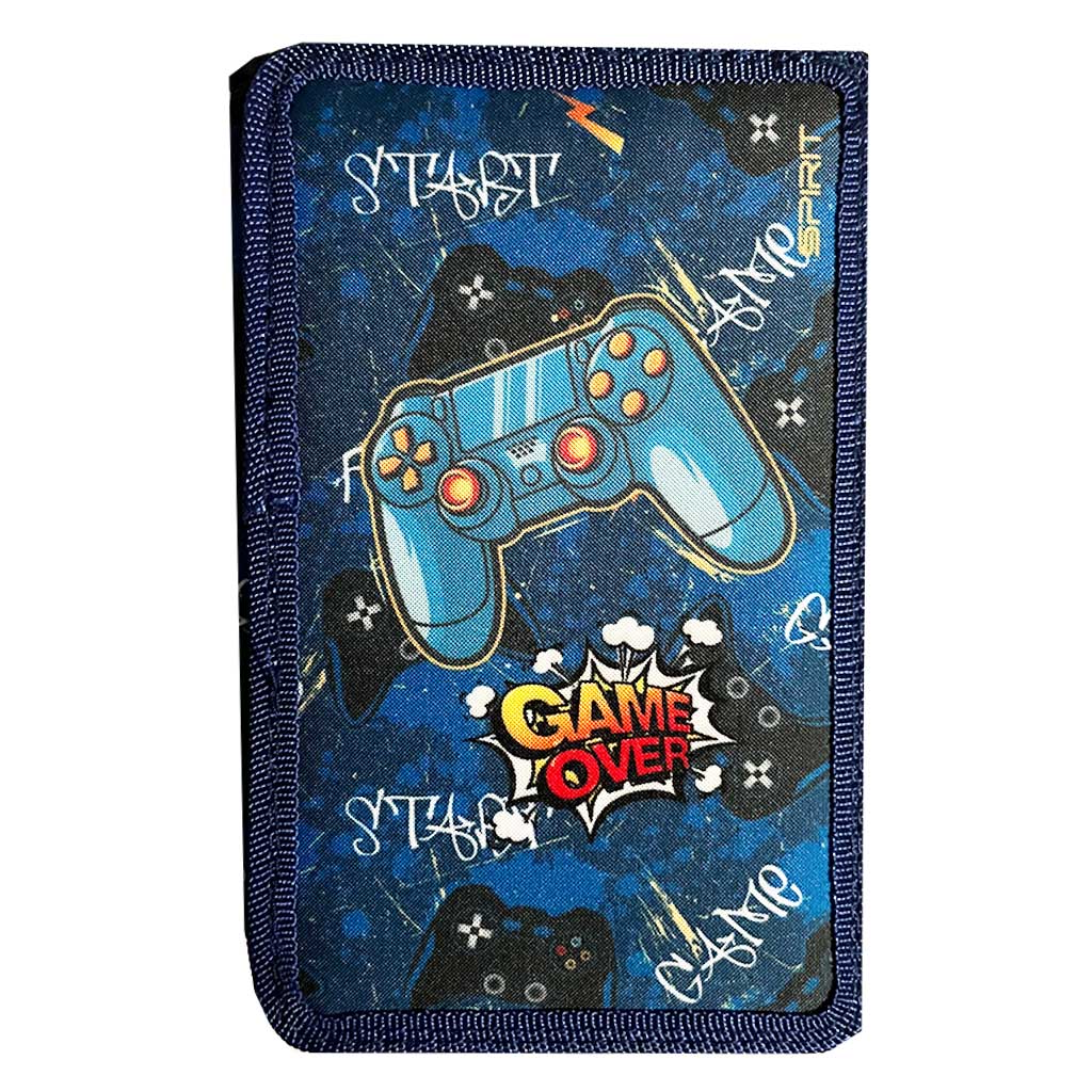 Spirit: Game Over gamer mintás három szintes töltött tolltartó 28db-os kép 1