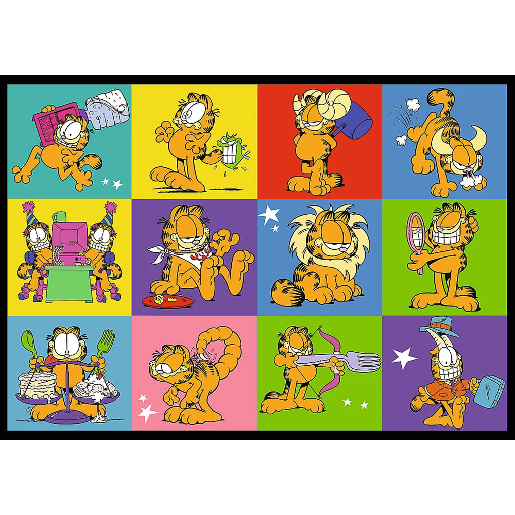 Garfield kalandjai 4x250db-os puzzle - Trefl kép 2