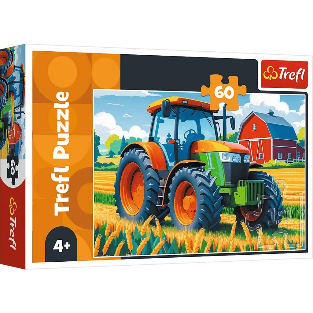 A gazda traktora 60db-os puzzle - Trefl kép 1
