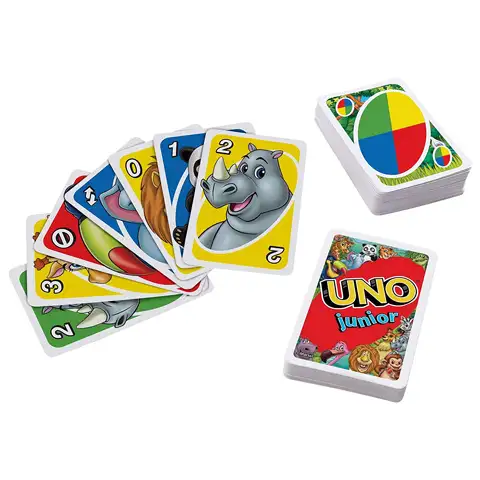 UNO Junior állatos kártyajáték - Mattel kép 2