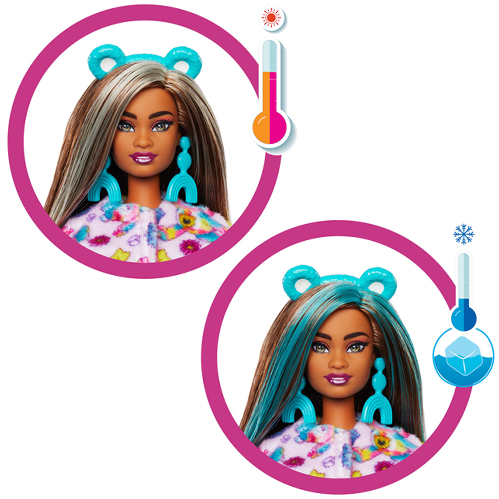 Barbie: Cutie Reveal meglepetés baba Gondos bocsok 2. széria - Good Vibes bocs - Mattel kép 3