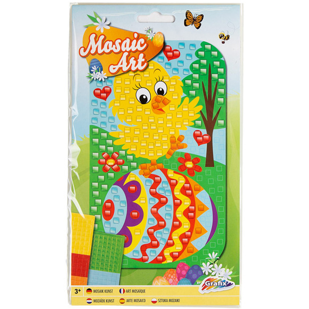 Grafix: Húsvéti mozaikkép készítő csomag kétféle változatban 1db
