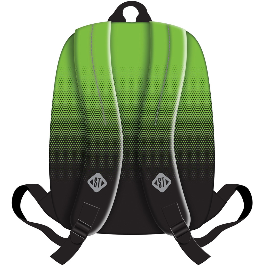 St.Right Green Gradien iskolatáska, hátizsák BP33 40x31x17 cm kép 2
