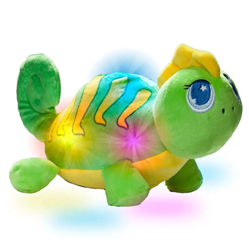 Molto: GusyLuz plüss kaméleon alvópajtás fénnyel kép 2