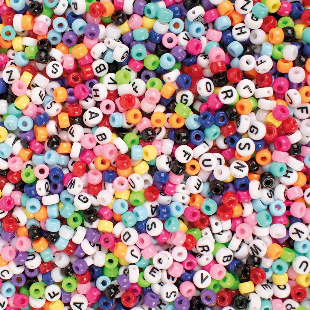 PlayBox: Mini betűgyöngyök színes fűzhető gyöngyökkel 650db kép 2