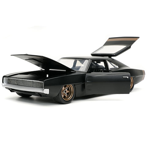 Halálos iramban: 1968 Dodge Charger Widebody autómodell 1/24 - Simba Toys kép 6