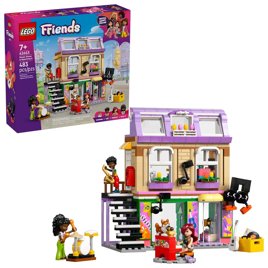 LEGO® Friends: Hangszerbolt és lakás (42653)
