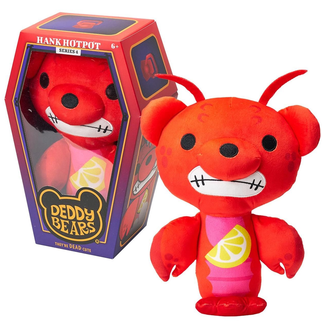 Deddy Bear Hank plüss koporsóban, 4. sorozat, 30 cm-es - Hank Hotpot