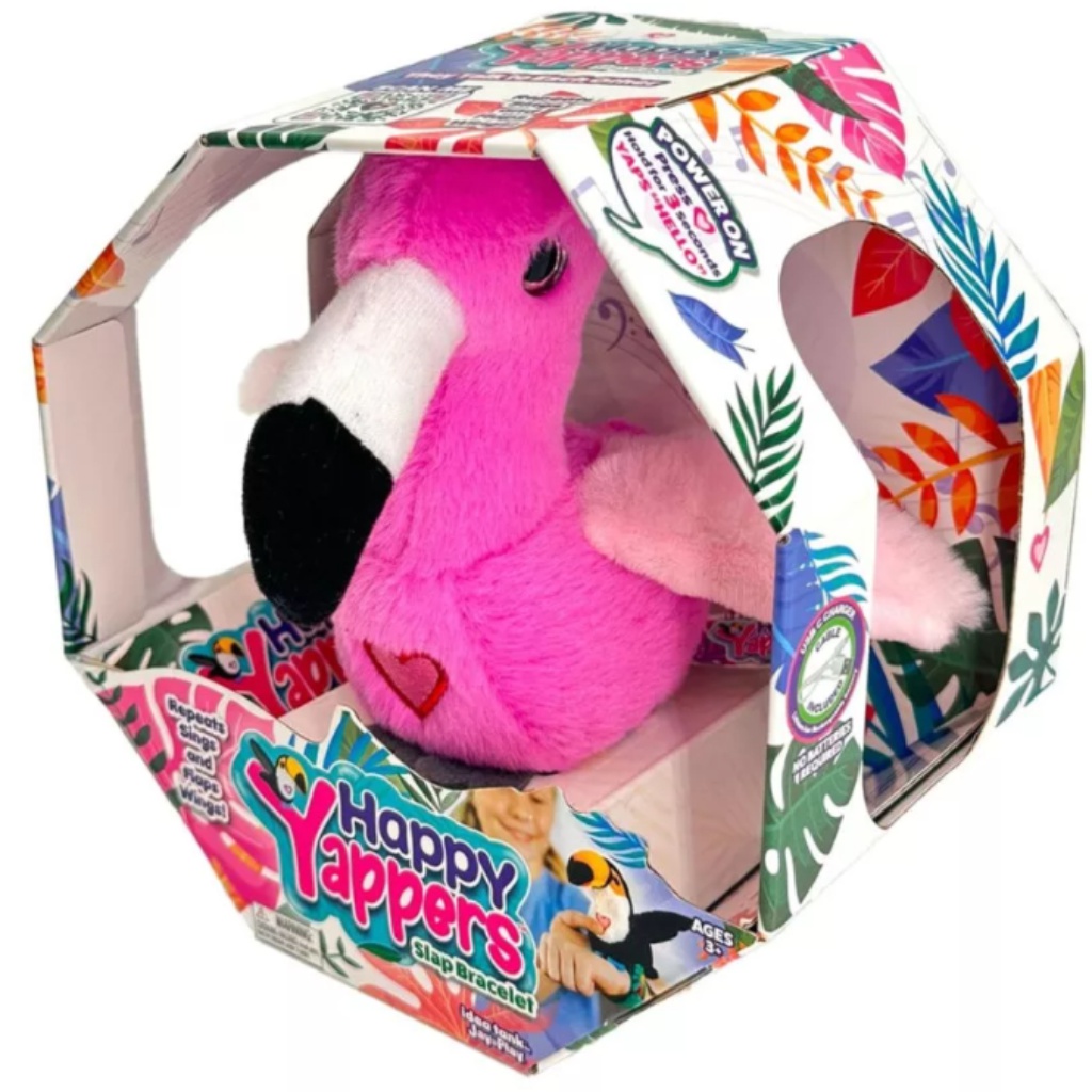 Happy Yappers interaktív plüss Flamingó