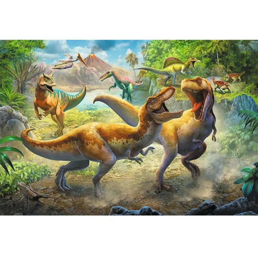 Harcoló Tyrannosauruszok 160db-os puzzle - Trefl kép 2