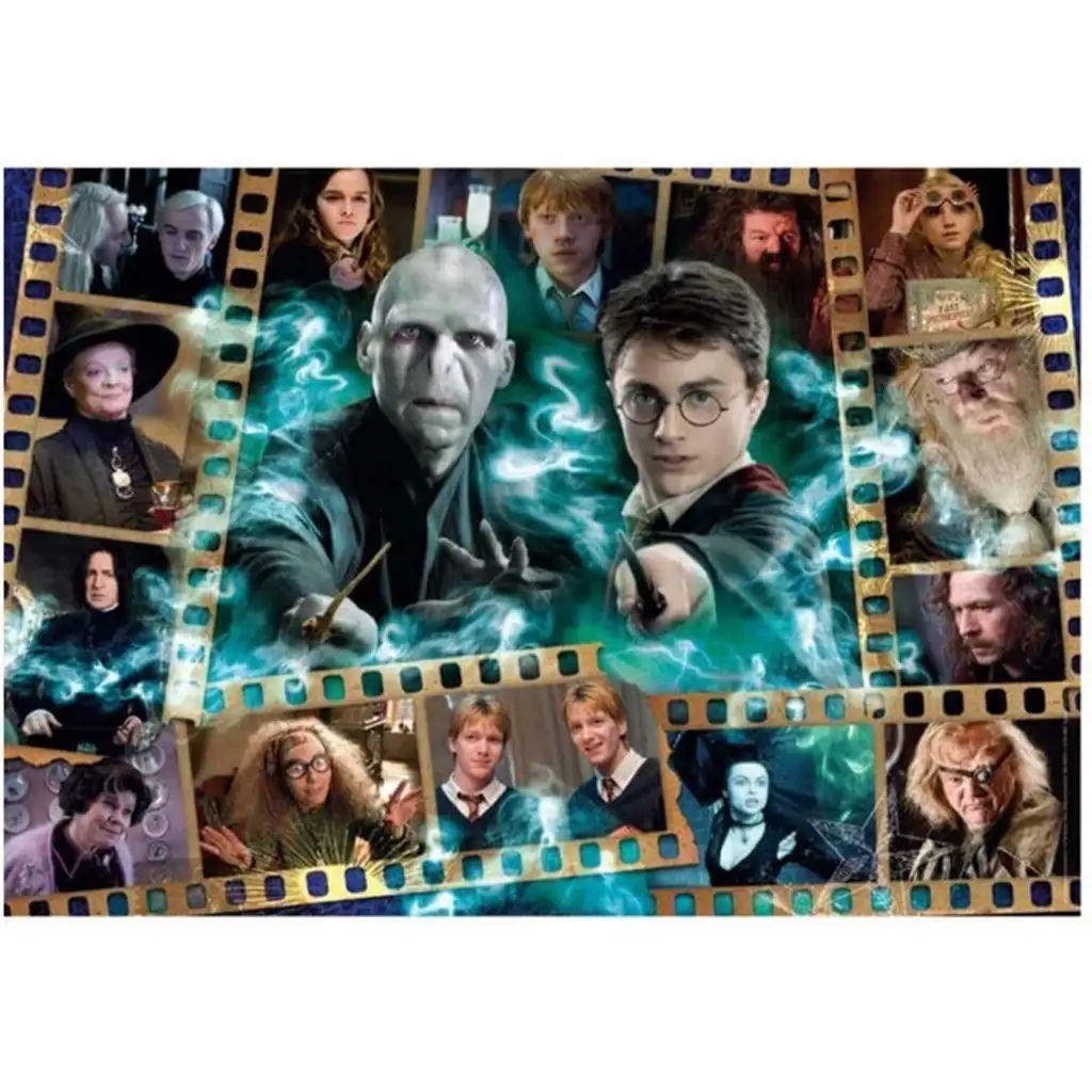 Harry Potter - A varázsvilág sorsa 1000 db-os puzzle poszterrel - Clementoni kép 2