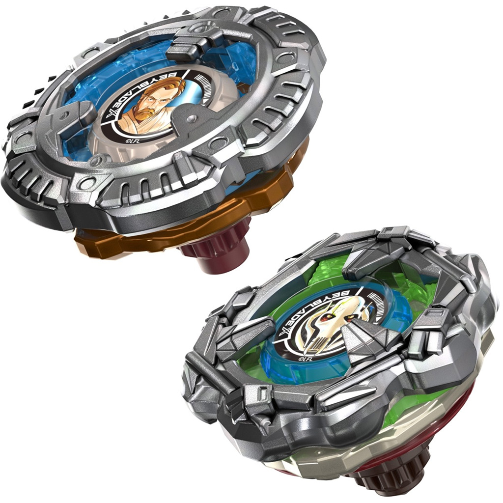 Beyblade X Star Wars Collab Obi-Wan Kenobi vs General Grievous pörgettyű szett – Hasbro kép 3