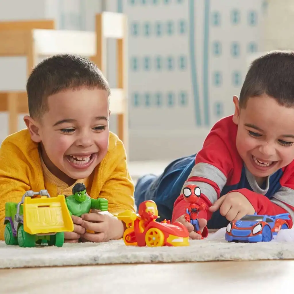 Pókember: Póki és csodálatos barátai - Vasember akciófigura járművel - Hasbro kép 4