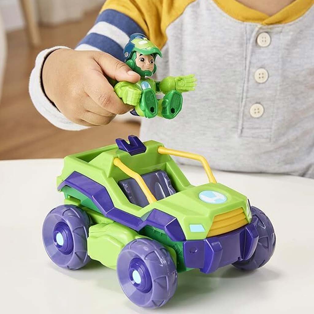 Marvel: Vasember 2 az 1-ben Mech Hulk autó és figuraszett - Hasbro kép 3