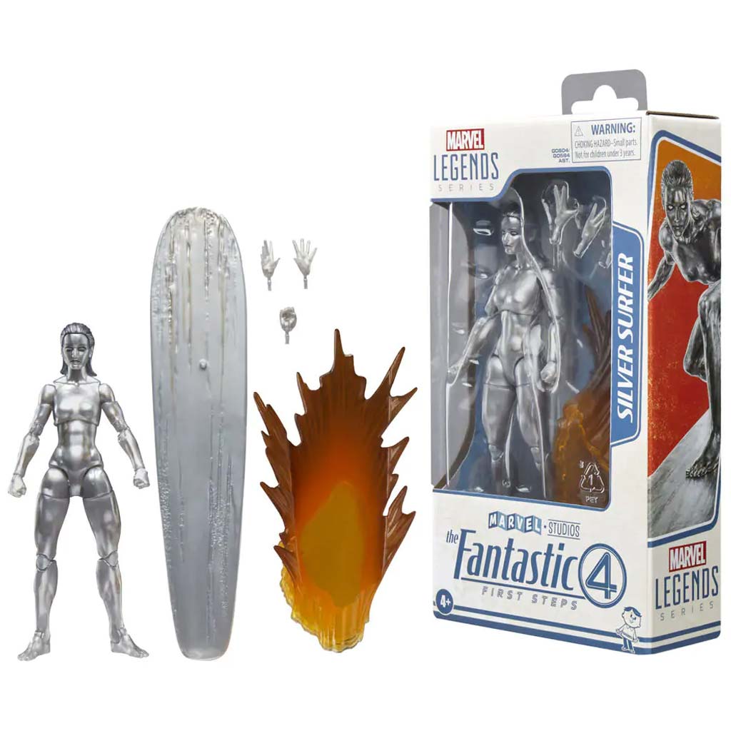 Marvel Legends: Fantasztikus négyes - Silver Surfer figura 15cm - Hasbro kép 2