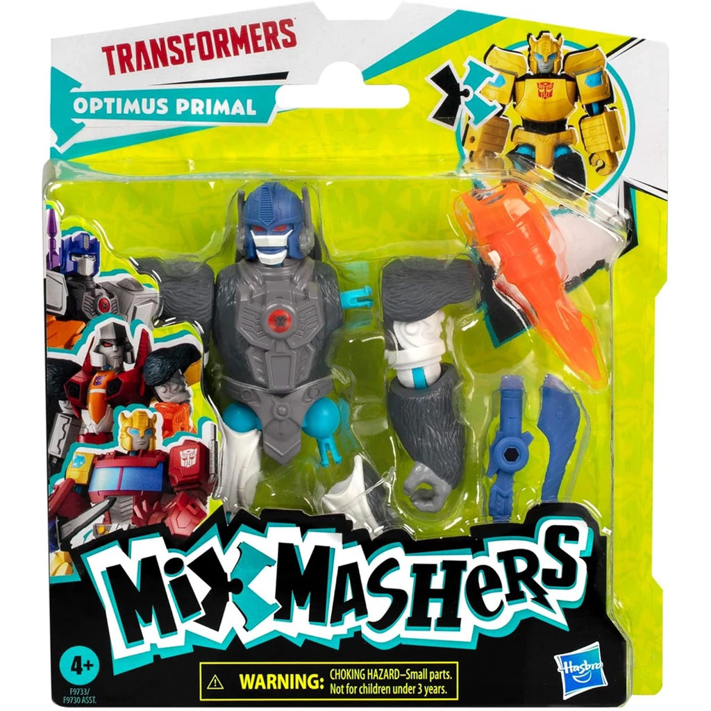 Transformers: Mix Mashers Optimus Primal figura kiegészítőkkel - Hasbro