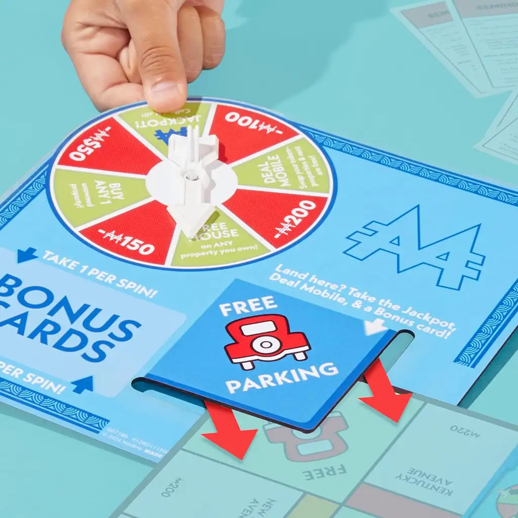 Monopoly: Free Parking Jackpot kiegészítő pakli - Hasbro kép 3