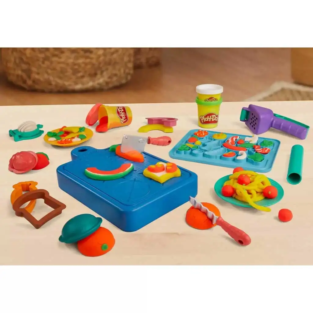 Play-Doh: Little Chef gyurmaszett 5 tégely gyurmával és kiegészítőkkel 255g - Hasbro kép 3