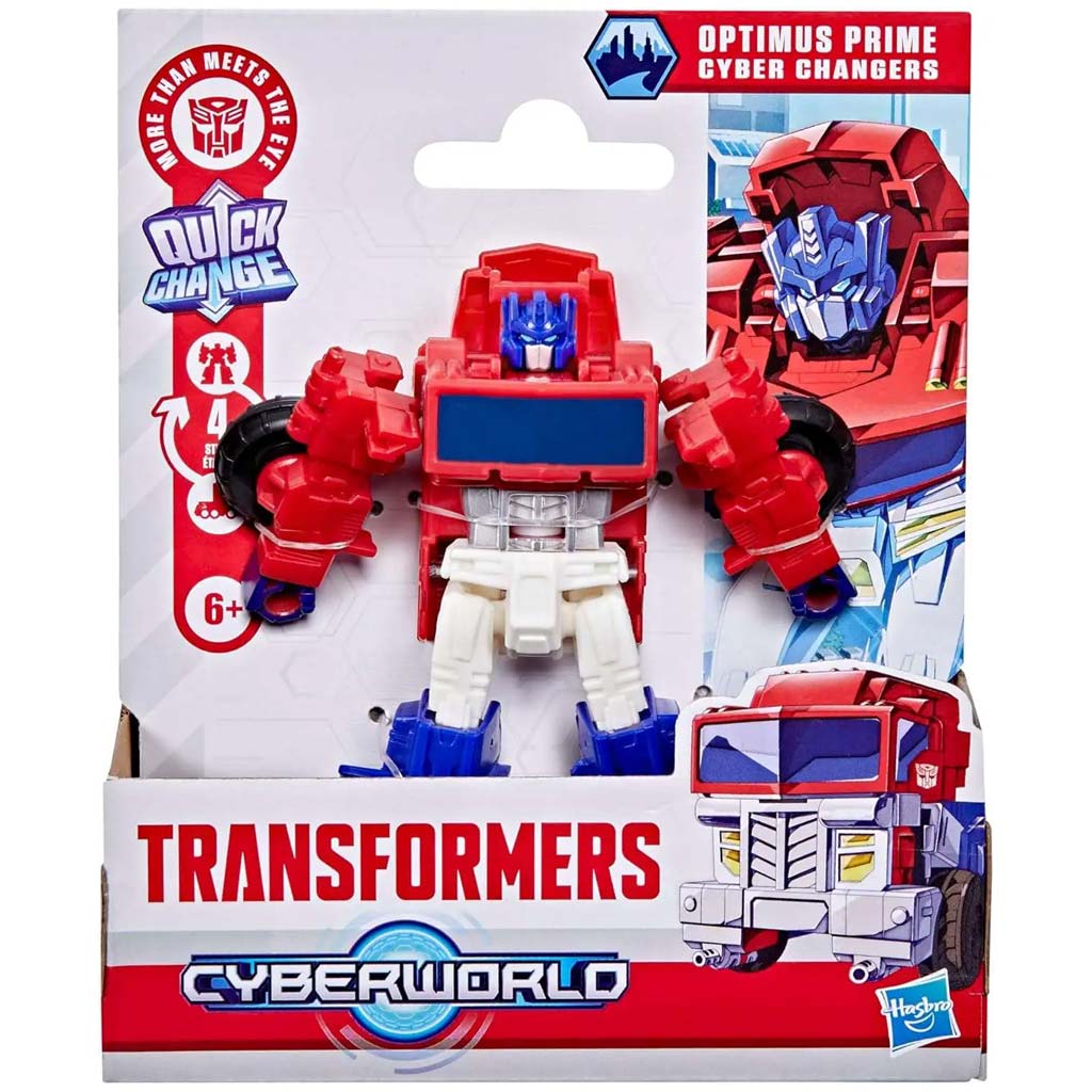 Transformers Cyberworld: Optimus Prime – Cyber Changers figura - Hasbro kép 1