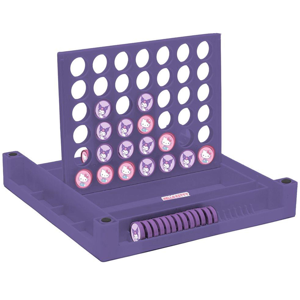 Luna: Hello Kitty 2 az 1-ben társasjáték – Négyet egy sorba és Kígyók és Létrák kép 3