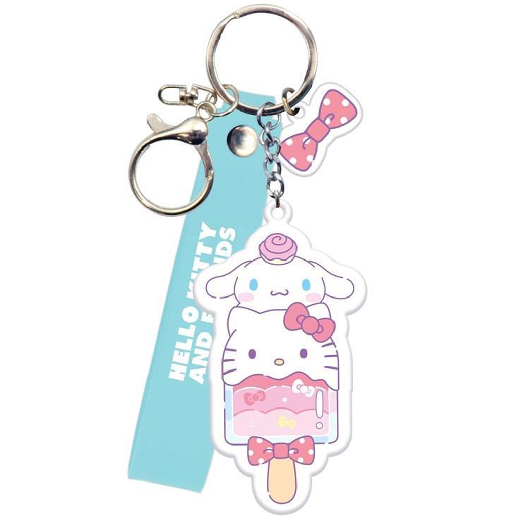 Luna: Hello Kitty és Cinnamoroll kulcstartó kép 1