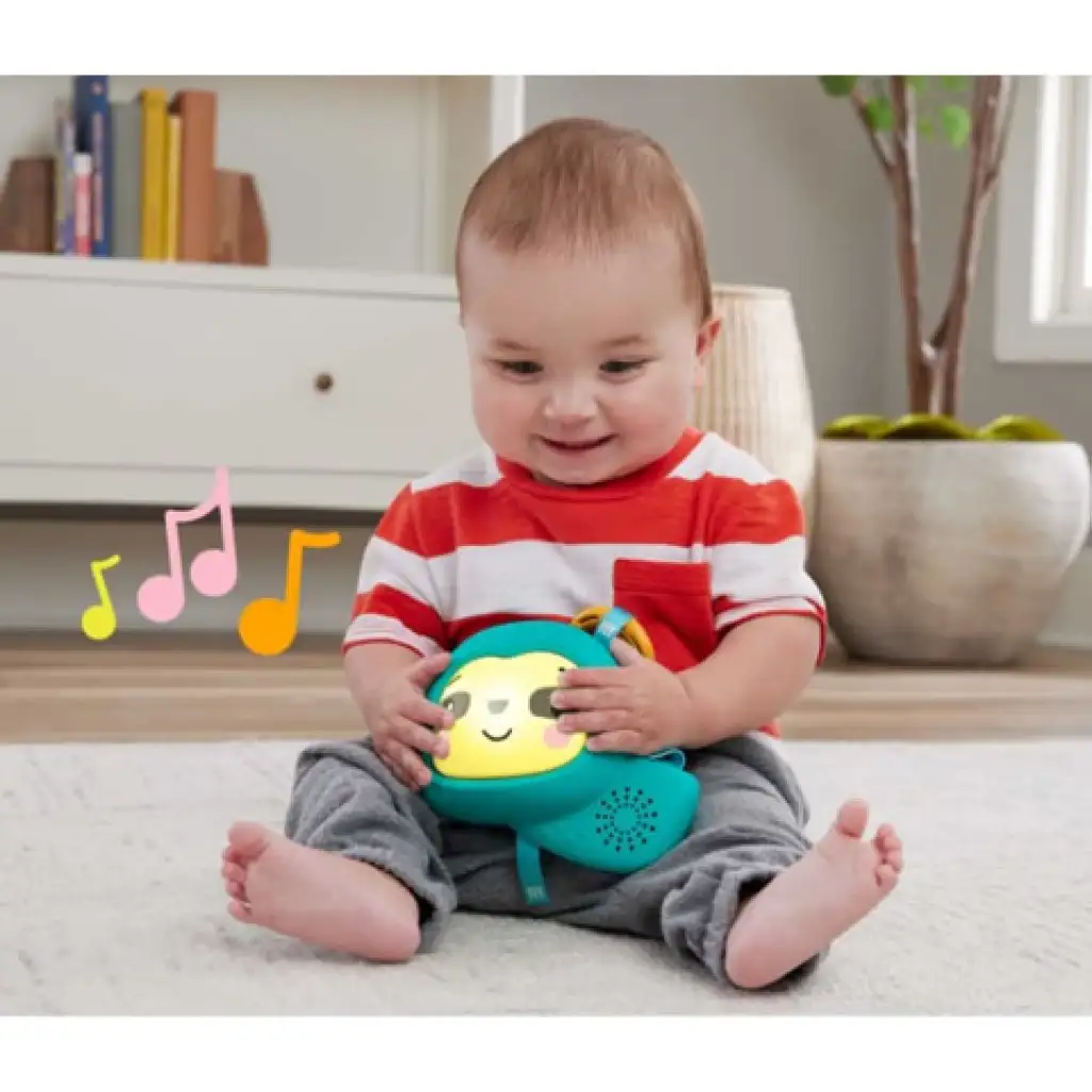 Fisher-Price: Esőerdő 3 az 1-ben játszószőnyeg zenélő lajhárral és pocakpárnával - Mattel kép 5