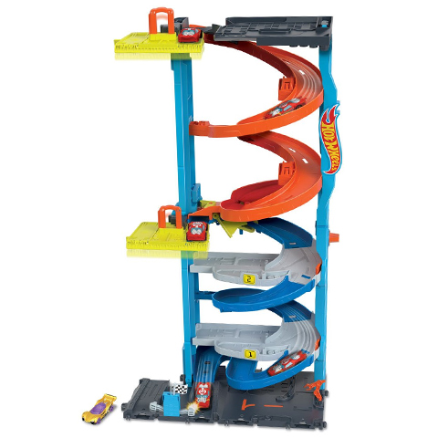 Hot Wheels City: 2 az 1-ben versenytorony játékszett - Mattel kép 3