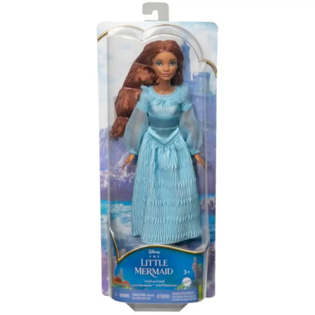 Disney A kis hableány: Ariel baba kék ruhában 30cm - Mattel
