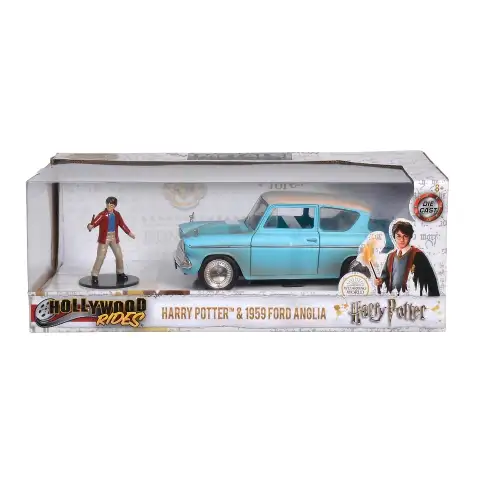 Hollywood Rides - Harry Potter: 1959 Ford Anglia fém autómodell 1/24 - Simba Toys kép 3