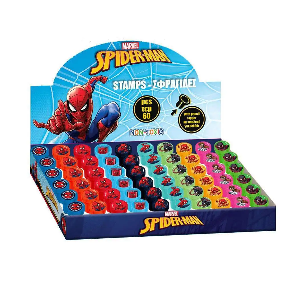 Luna: Pókember színes ceruzavég nyomda többféle változatban 1db