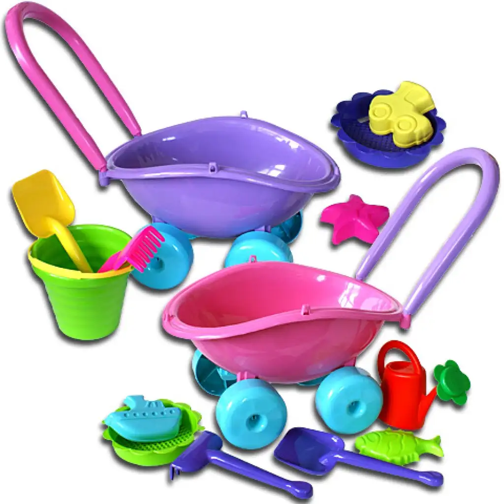 Homokozó szett talicskával