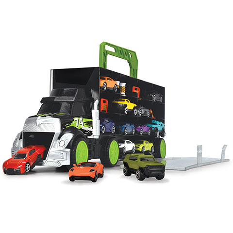 Hordozható autószállító kisautókkal 43cm - Dickie Toys kép 3