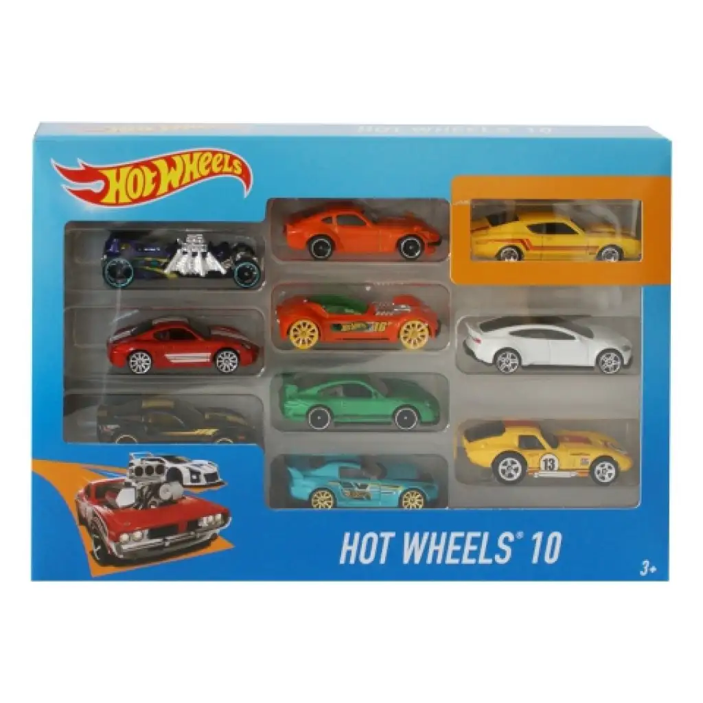 Hot Wheels kisautó szett 10db-os - Mattel kép 2