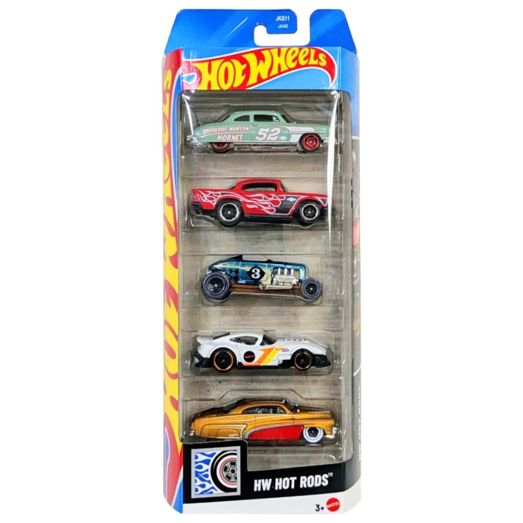 Hot Wheels: Hot Rods 5db-os kisautó szett 1/64 - Mattel