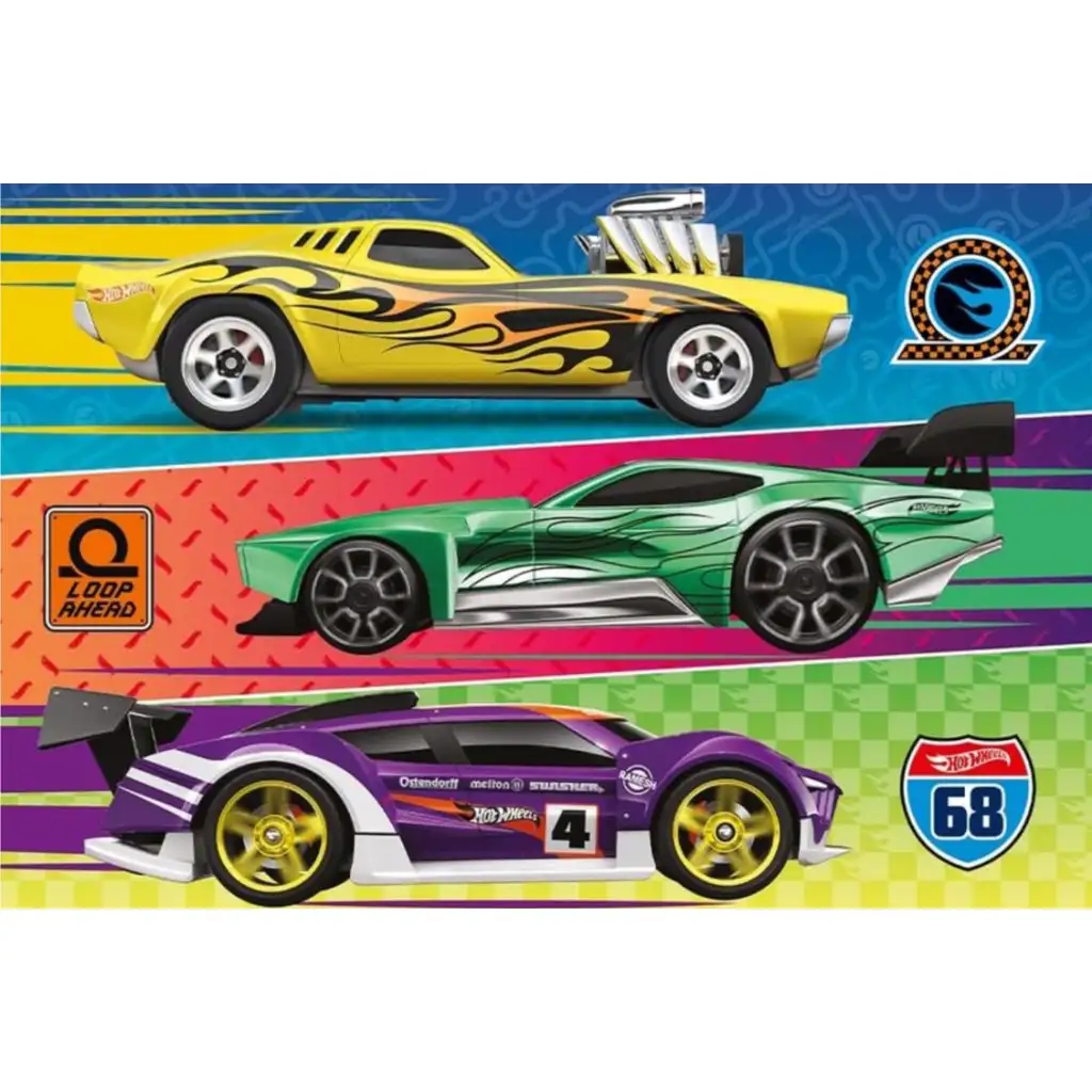 Hot Wheels verseny 60db-os puzzle - Trefl kép 2