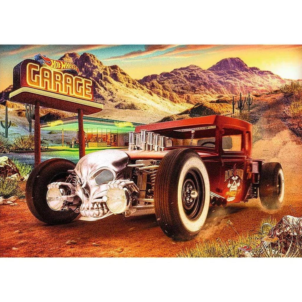 Hot Wheels: Bone Shaker 1000db-os Premium Plus puzzle - Trefl kép 2
