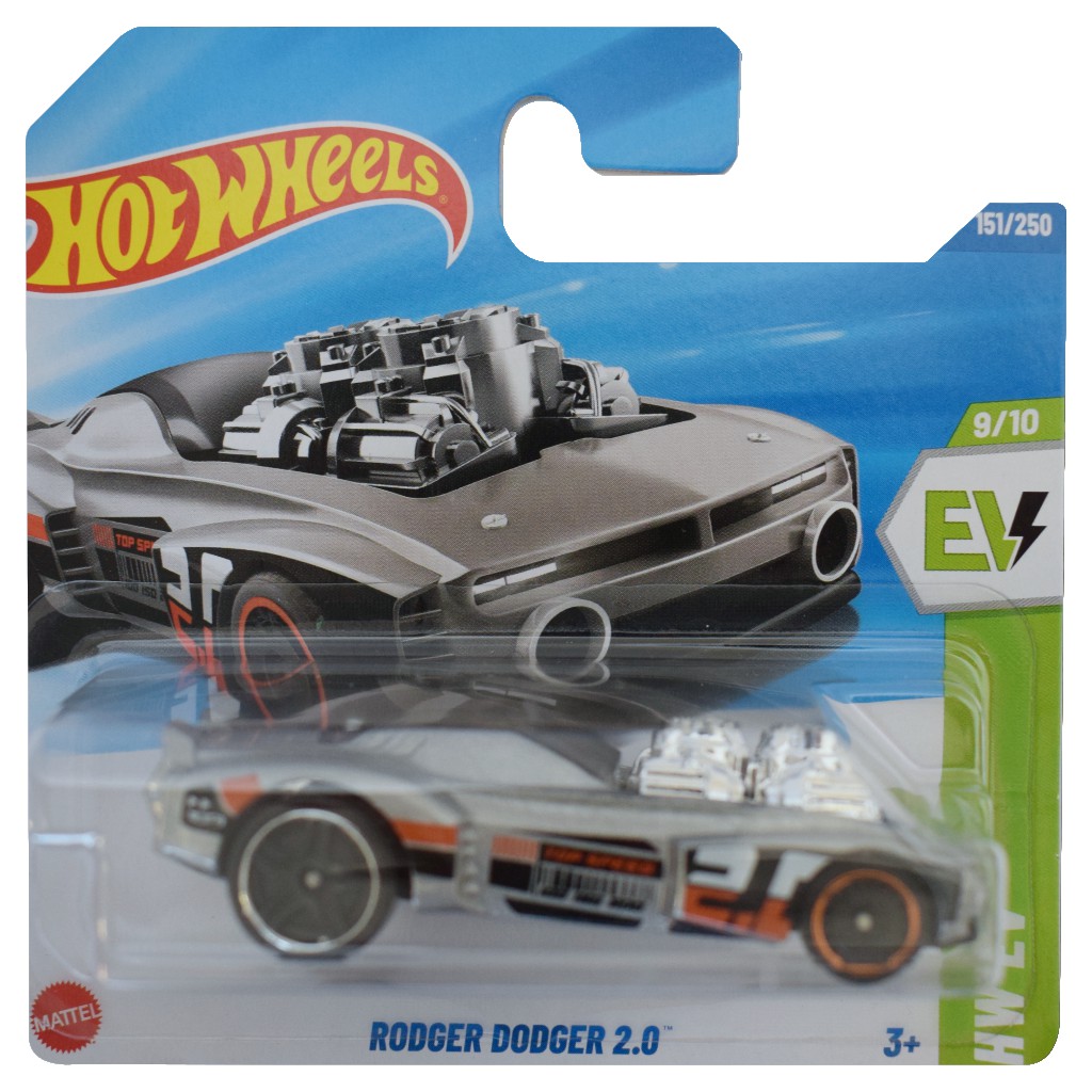 Hot Wheels: Rodger Dodger 2.0 szürke kisautó 1/64 - Mattel