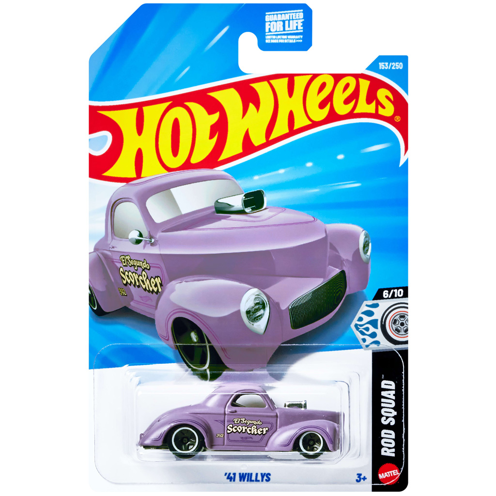 Hot Wheels: ’41 Willys kisautó 1/64 – Mattel