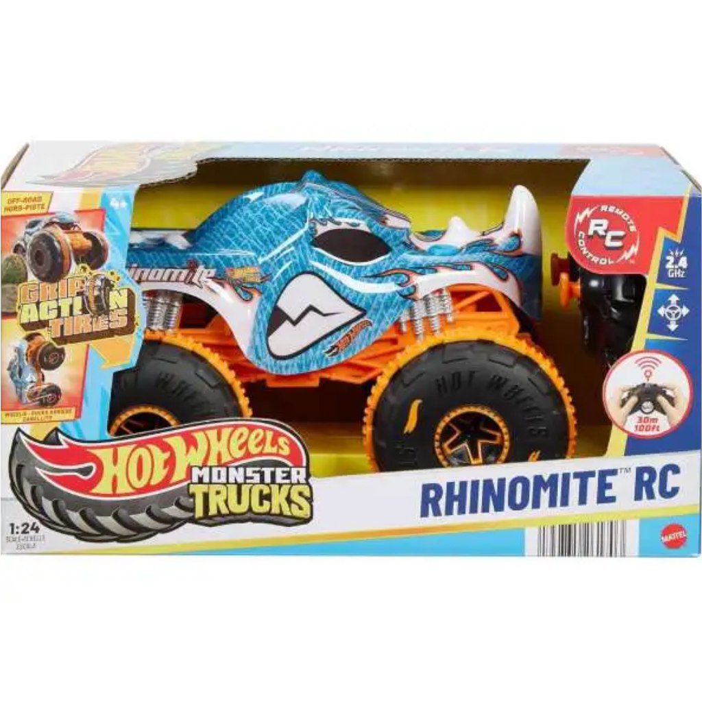 Hot Wheels: RC Rhinomite távirányítós autó 1/24 - Mattel
