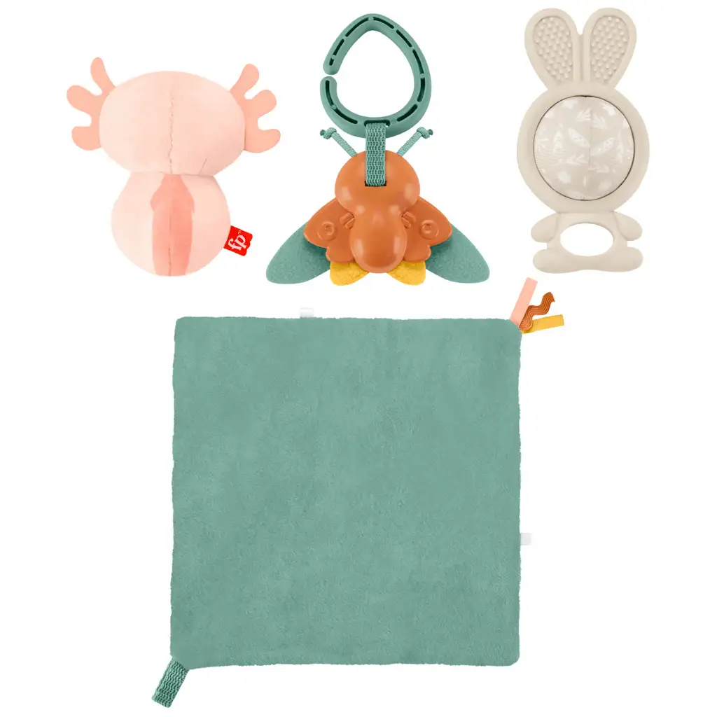 Fisher-Price: Sensimals Helló érzékelés 4 db-os bébi játékszett - Mattel kép 3