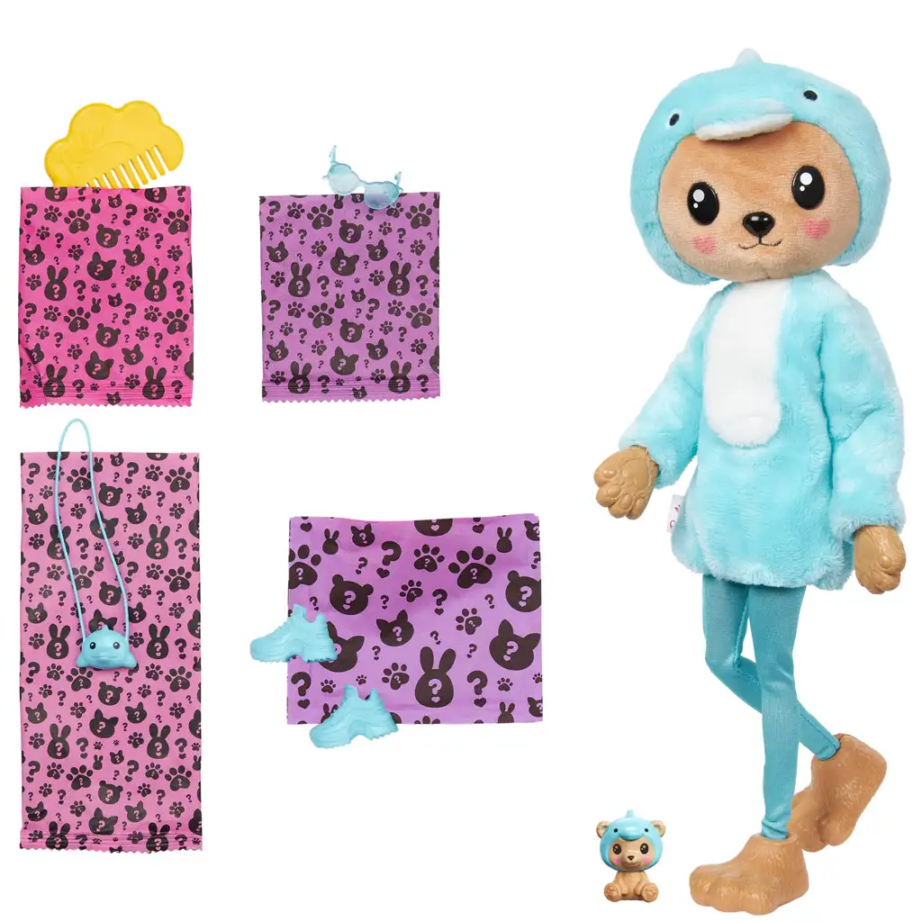Barbie Cutie Reveal: Delfinke meglepetés baba (6.sorozat) - Mattel kép 3