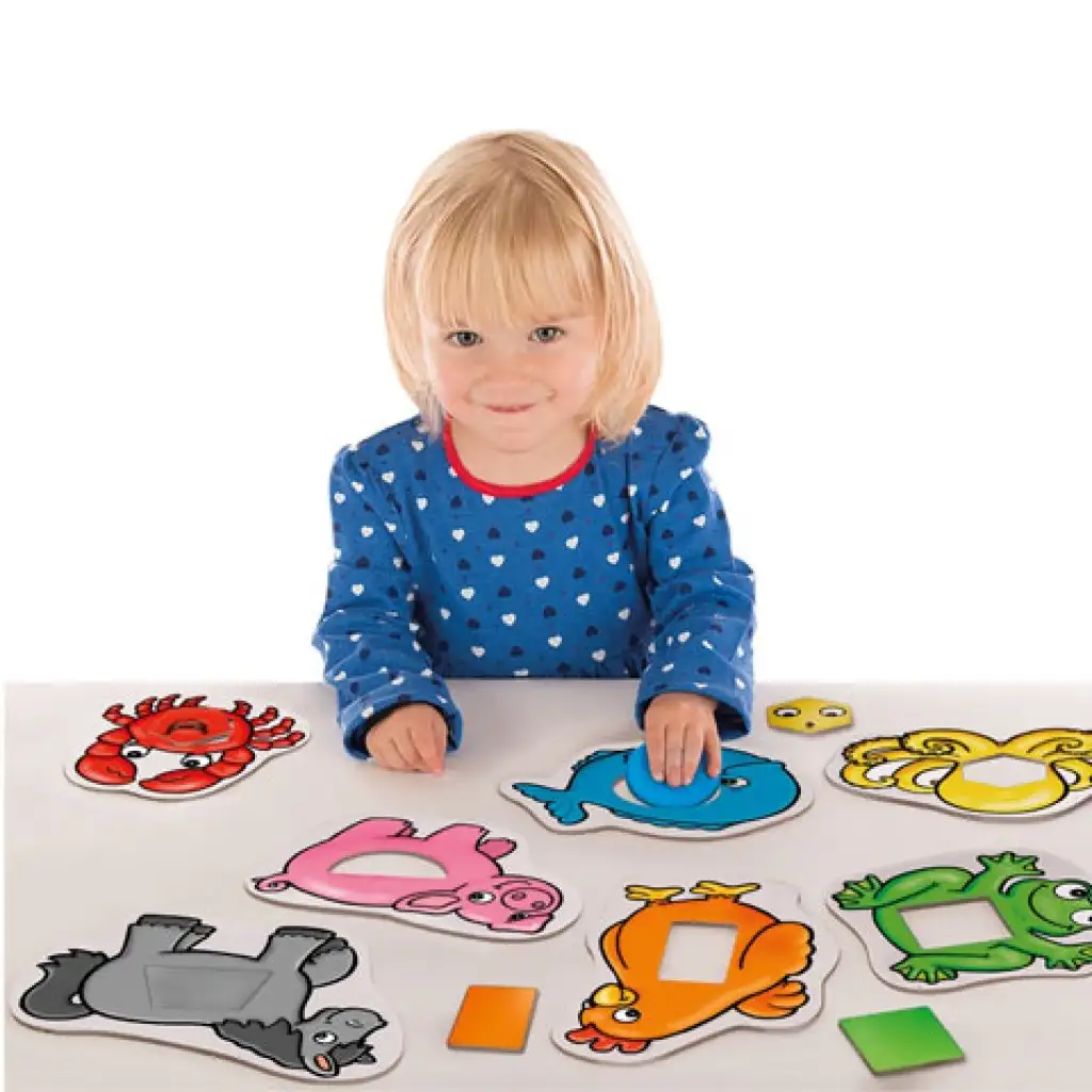 Állatok és formák készségfejlesztő játék kép 3