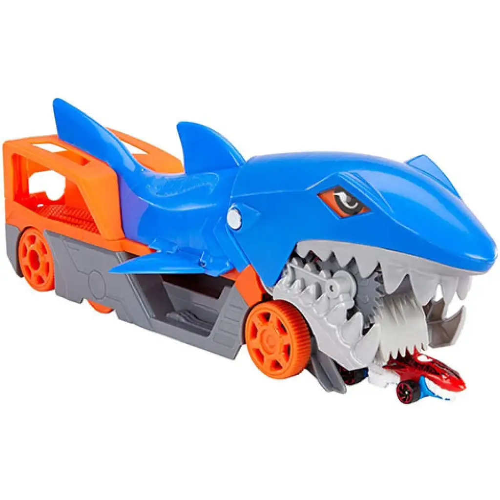 Hot Wheels: Autófaló cápa játékszett kisautóval - Mattel kép 3