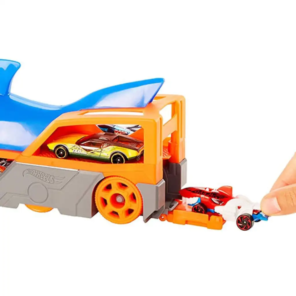 Hot Wheels: Autófaló cápa játékszett kisautóval - Mattel kép 4