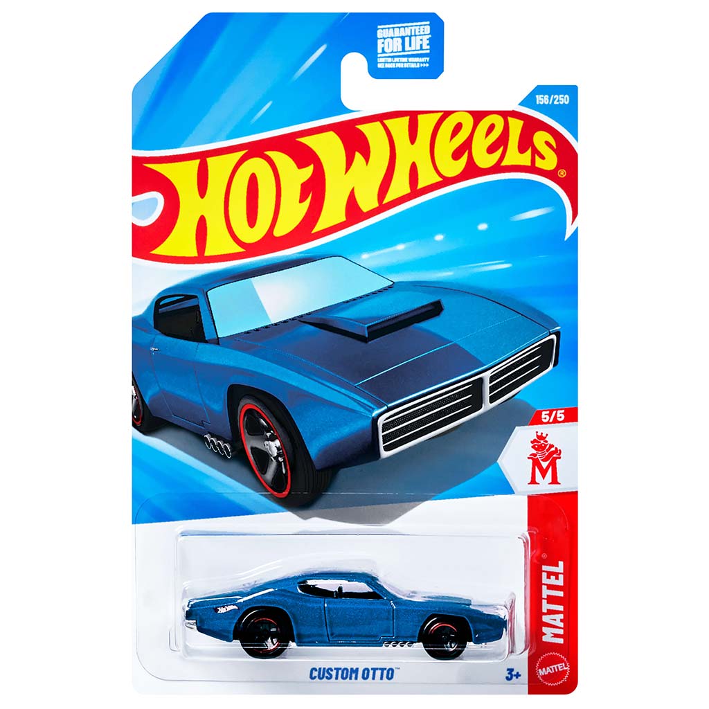 Hot Wheels: Custom Otto kék kisautó 1/64 - Mattel