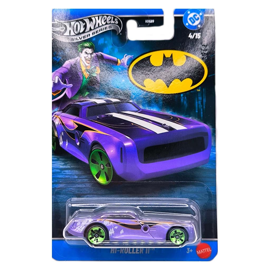 Hot Wheels Batman: Hi-Roller II kisautó 1/64 - Mattel