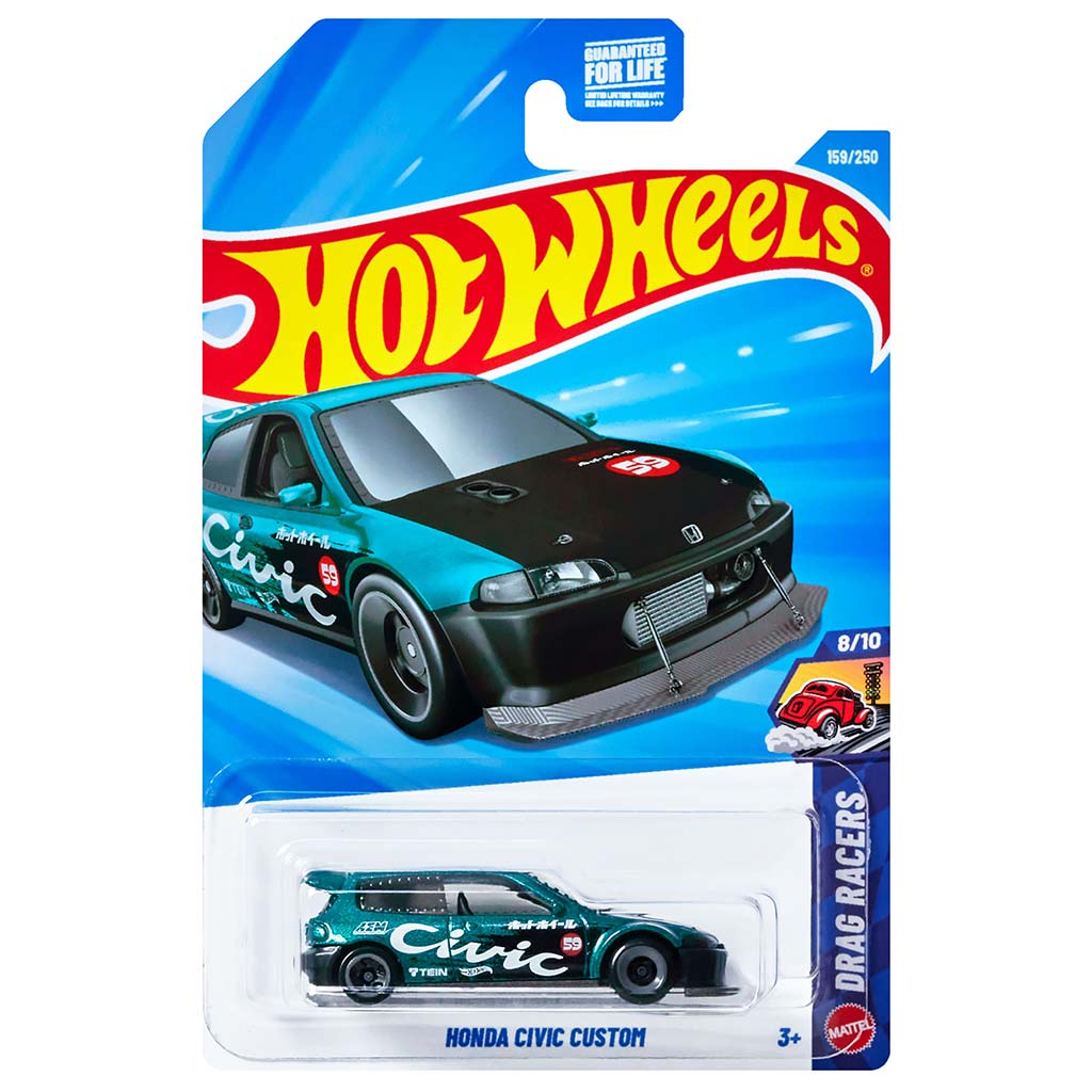 Hot Wheels: Honda Civic Custom sportautó 1/64 - Mattel