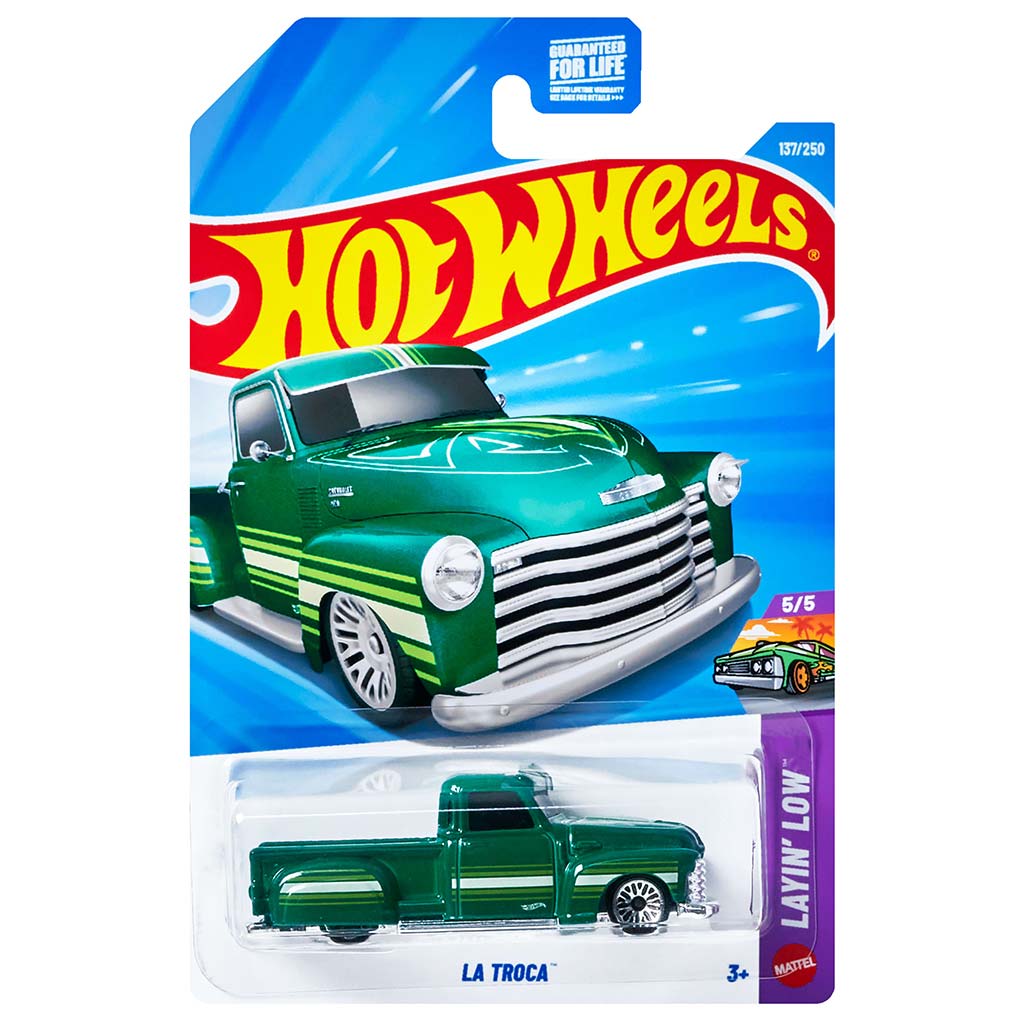 Hot Wheels: La Troca zöld kisautó 1/64 - Mattel