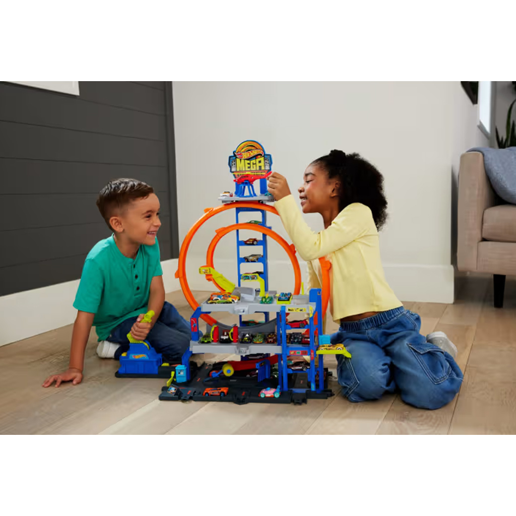 Hot Wheels City: Mega Garázs - Mattel kép 5