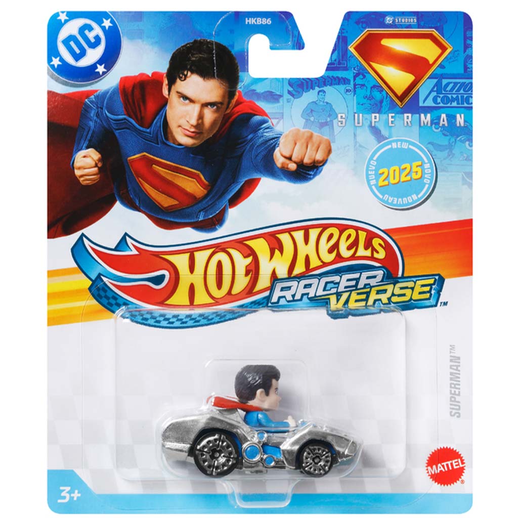 Hot Wheels: RacerVerse Superman kisautó 1/64 – Mattel